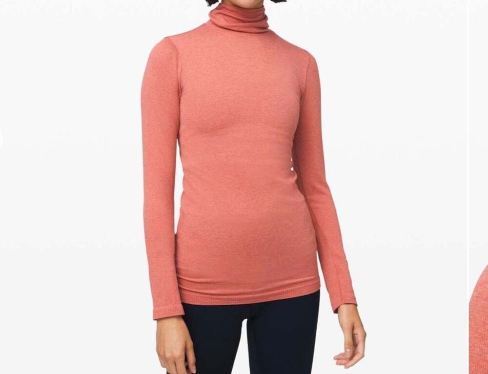 Lululemon Rest Less Pullover Ribbed Turtleneck Size 6